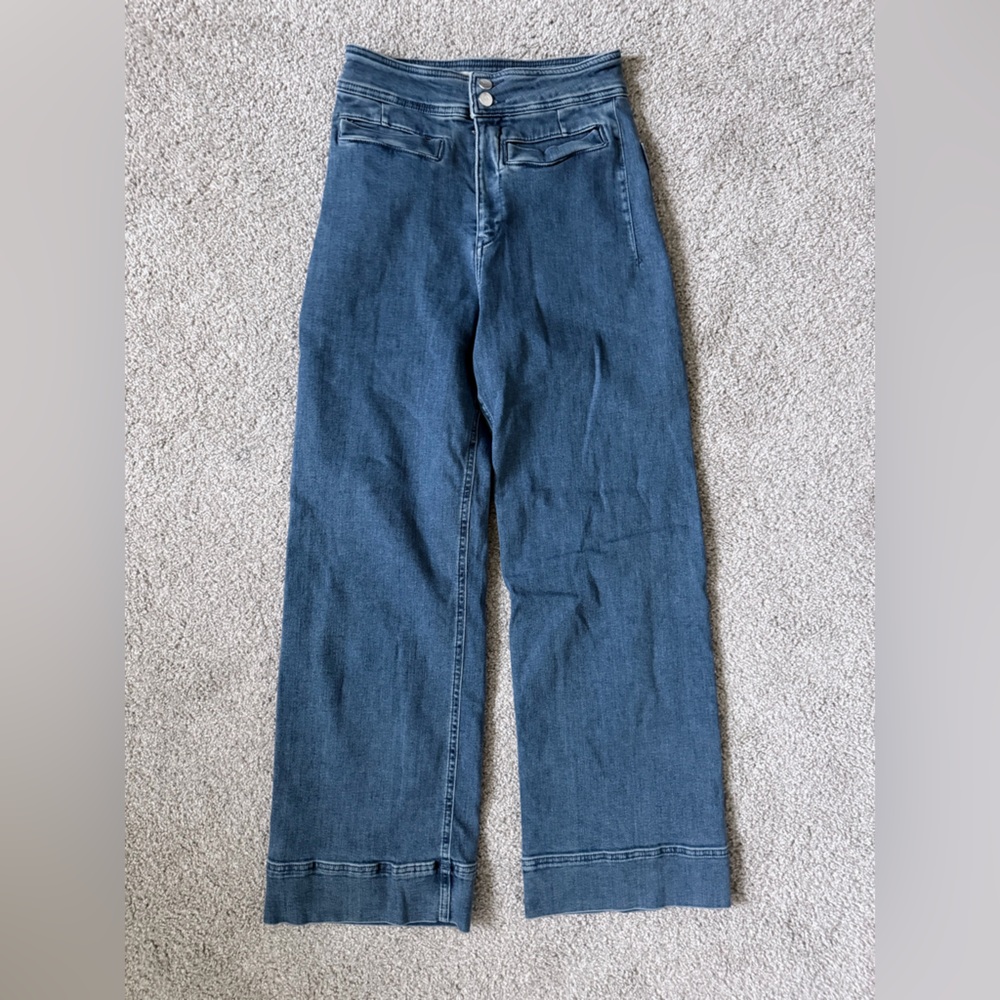 Anthropologie Pilcro high waist sailor jeans
